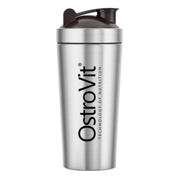 OstroVit - Metal / Steel Shaker / 750 ml / Silver